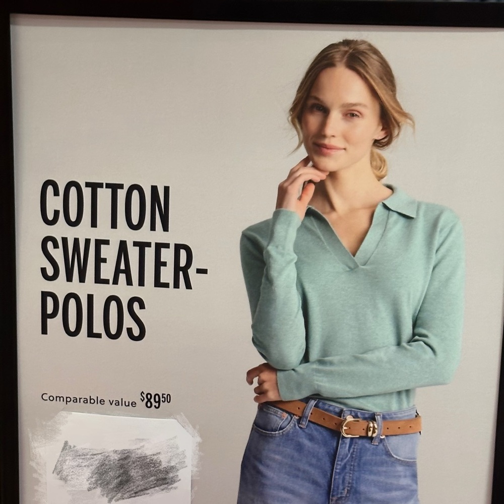 J Crew Women's Mint V-Neck Sweater